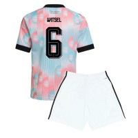 Stroje piłkarskie Belgia Axel Witsel #6 Koszulka Wyjazdowej dla dzieci MŚ 2026 Krótki Rękaw (+ szorty)